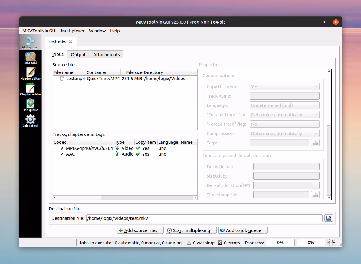 ./mkvtoolnix.avif Screenshot